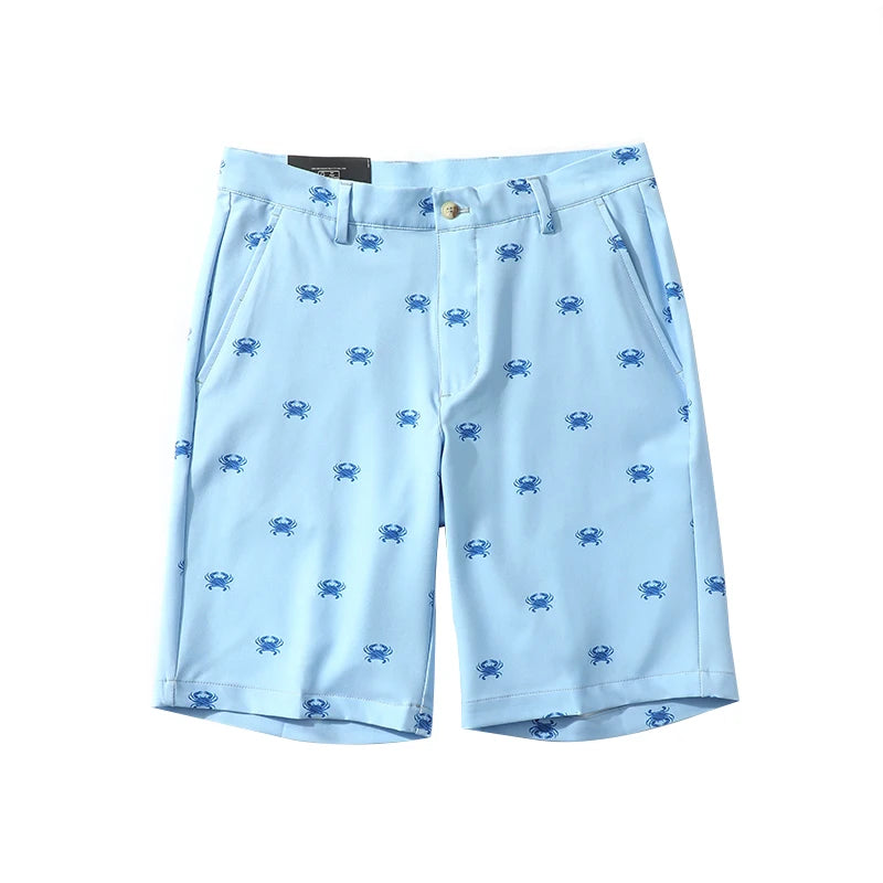 New Golf Shorts Mens Summer Slim Fit Baseball Golf Shorts Sweatpants Male Elastic Sports Wear Fast Dry Casual Trousers Running