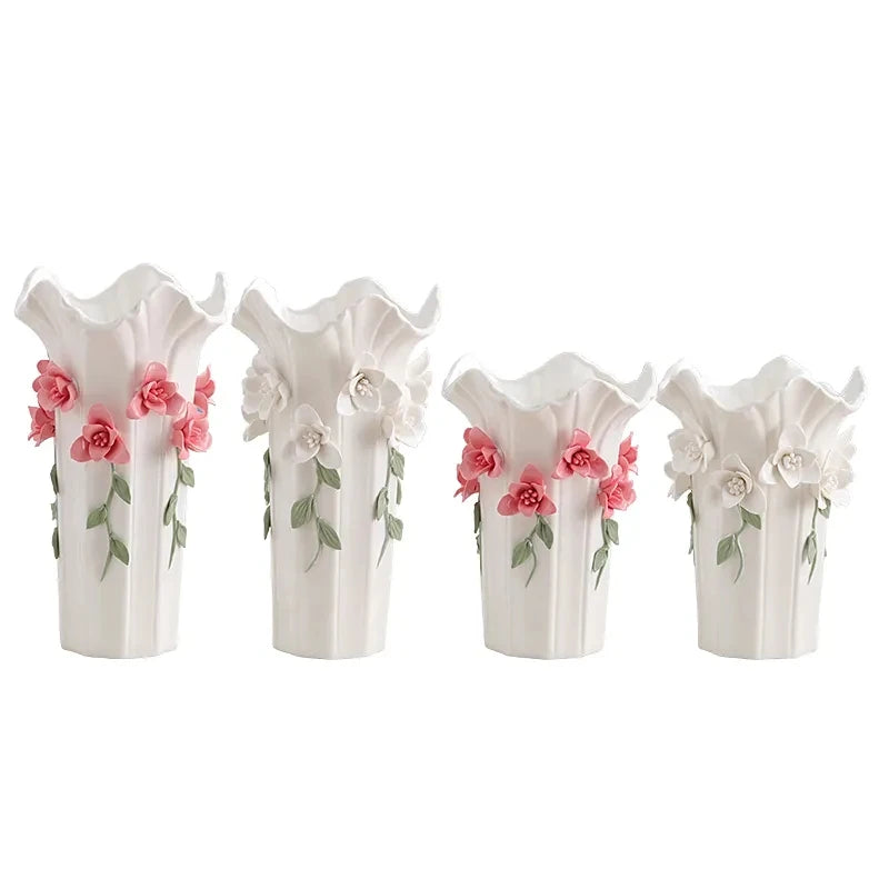 3D Ceramic Vase Home Decor Creative Design Porcelain Decorative Flower Vase For Wedding Decoration - Buy online at  Vibe In Cart.