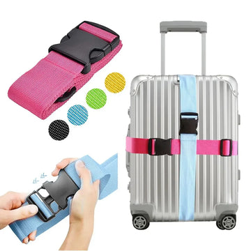 Adjustable Nylon Luggage Strap 100-200cm Length 5cm Width