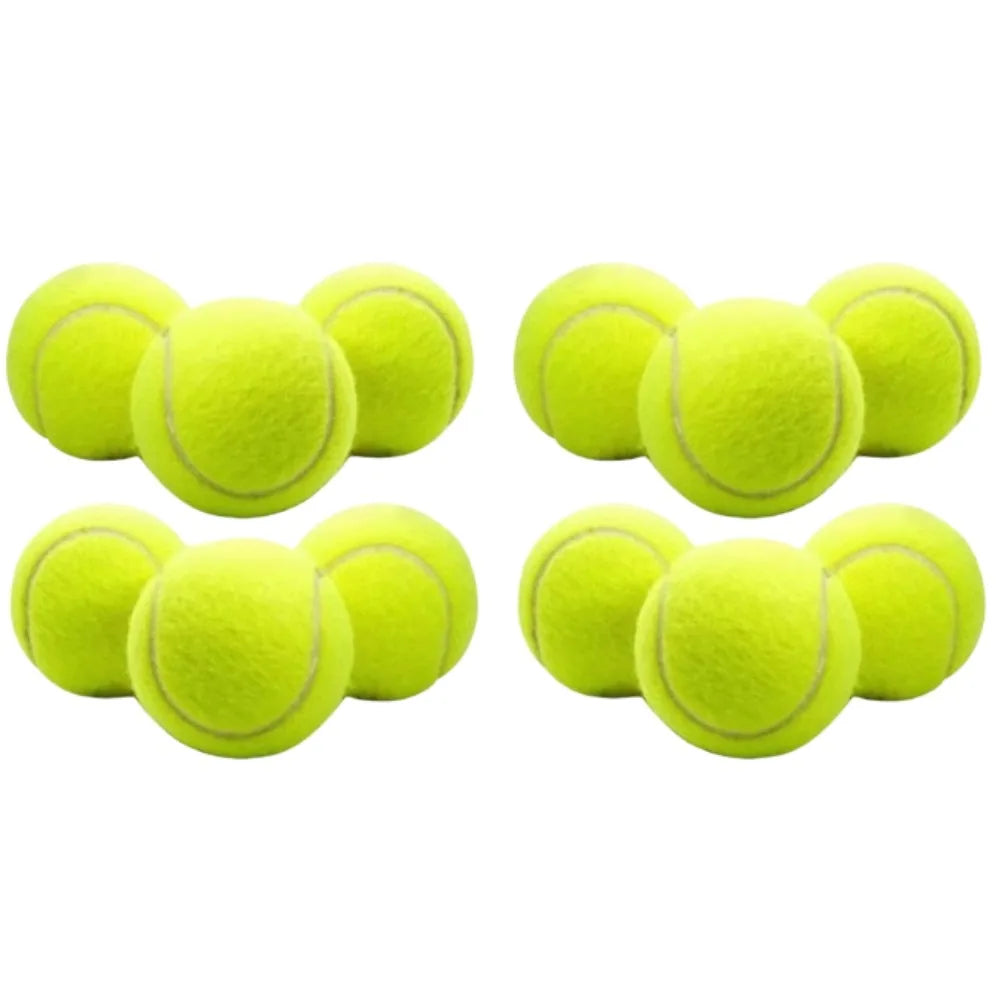 1/2/3/6/9PCS High Elasticity Training Entertainment Ball Tennis For Training Exercises Elastic Fiber Rubber Outdoor Tennis Ball - Buy online at  Vibe In Cart.