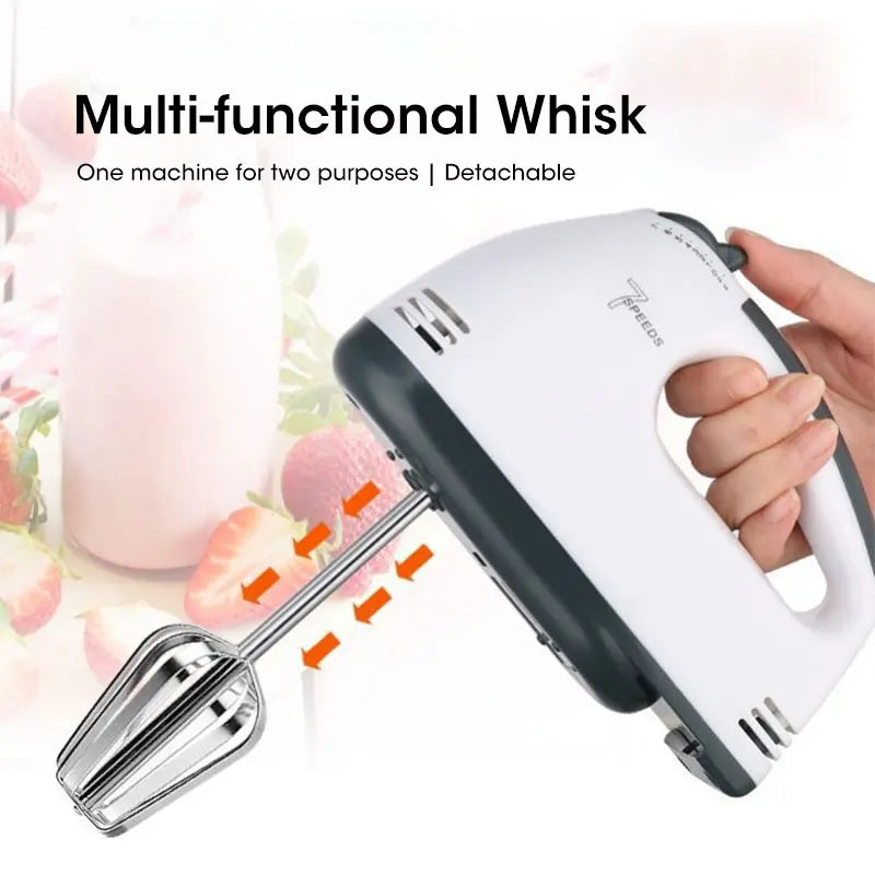 Handheld 7 Speed Automatic Electric Mixer Multi Functional for Food Egg Cream Cake Dough Mixing Baking Kitchen Home Use - Buy online at  Vibe In Cart.
