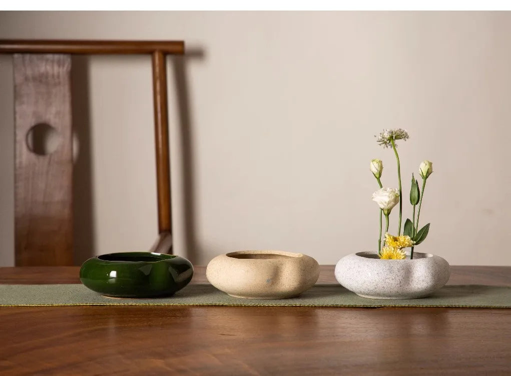 Simplicity Lotus Seedpod Ceramic Vase Artificial Flower Decorative Flowers Pots Desk Decoration Floral Arrangement Modern Decor - Buy online at  Vibe In Cart.