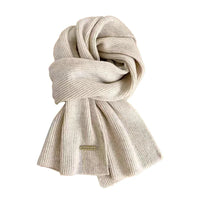 Women's Winter Thick Cotton Blends Scarf for Outdoor Use