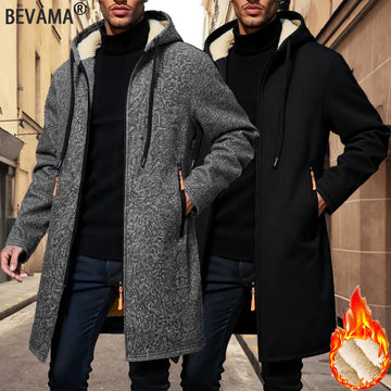 Winter Men's Thickened Hoodies Jacket Outdoor Warm Zipper Long Sleeve Sweatshirts Cardigan Streetwear Solid Color Tops Overcoat - Buy online at  Vibe In Cart.