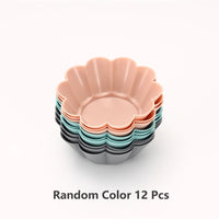 12pcs/Set Silicone Cake Mold Round Shaped Muffin Cupcake Baking Molds Kitchen Cooking Bakeware Maker DIY Cake Decorating Tools - Buy online at  Vibe In Cart.