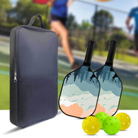 Portable Adjustable Pickleball Rackets Backpack Tennis Sports Pickleball Paddle Bag Racquetball Pickleball Bag Men Women - Buy online at  Vibe In Cart.