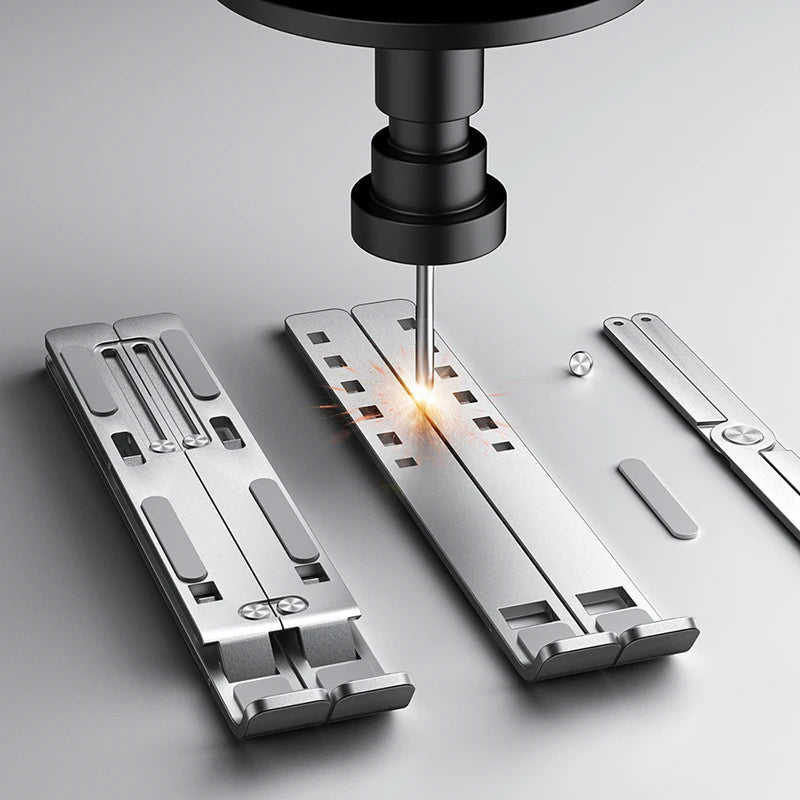 Adjustable Aluminum Alloy Laptop Stand Foldable Portable