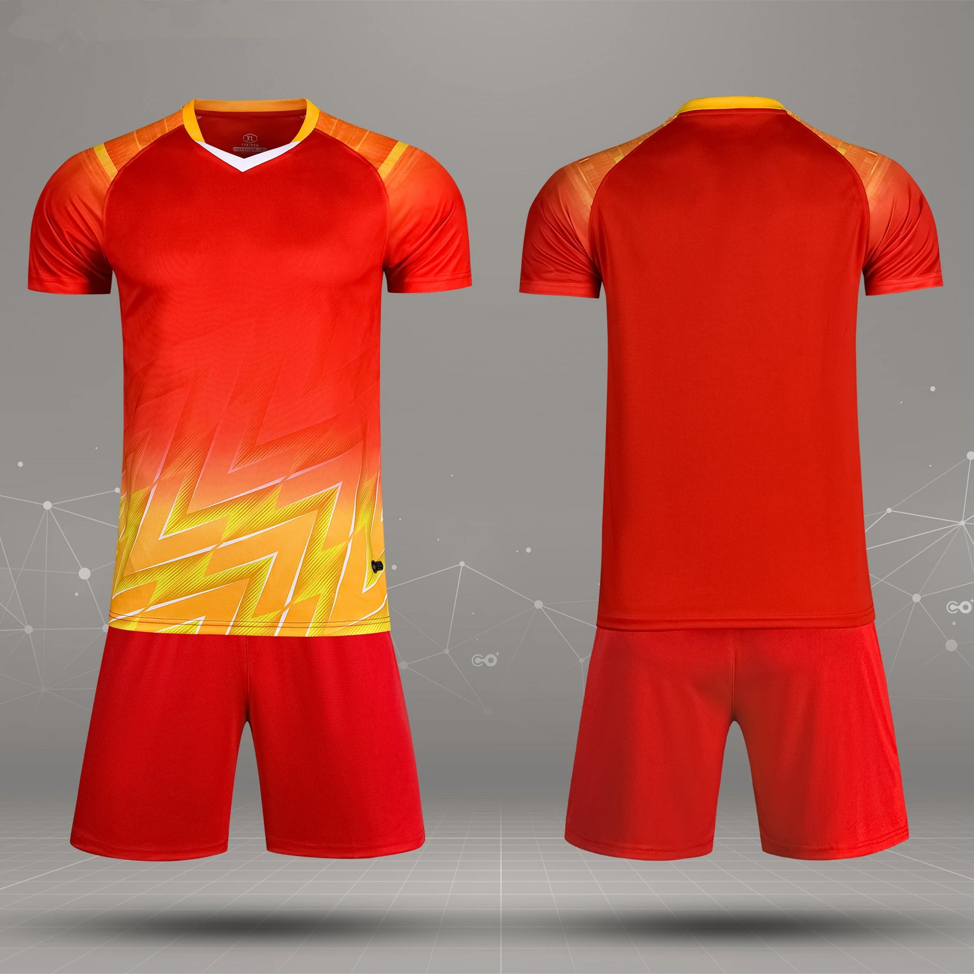 Men's and Boys' Polyester Short Sleeve Soccer Training Set