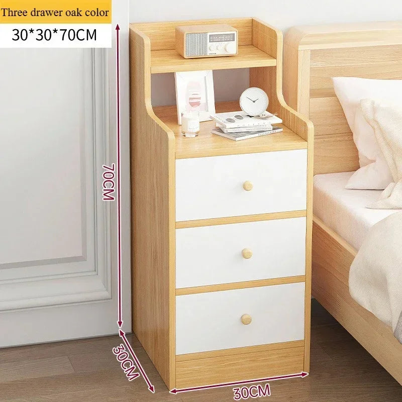 Bedside Table Bedroom Small-scale Simple Storage Rack High-capacity Modern Simple Storage Cabinet Multi Layer Storage Lockers - Buy online at  Vibe In Cart.