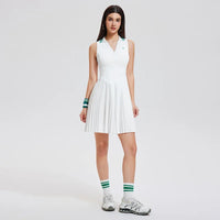 New sports dresses women tennis dress polo lapel fitness dress outdoor badminton golf Quick-drying and breathable Sports dress - Buy online at  Vibe In Cart.