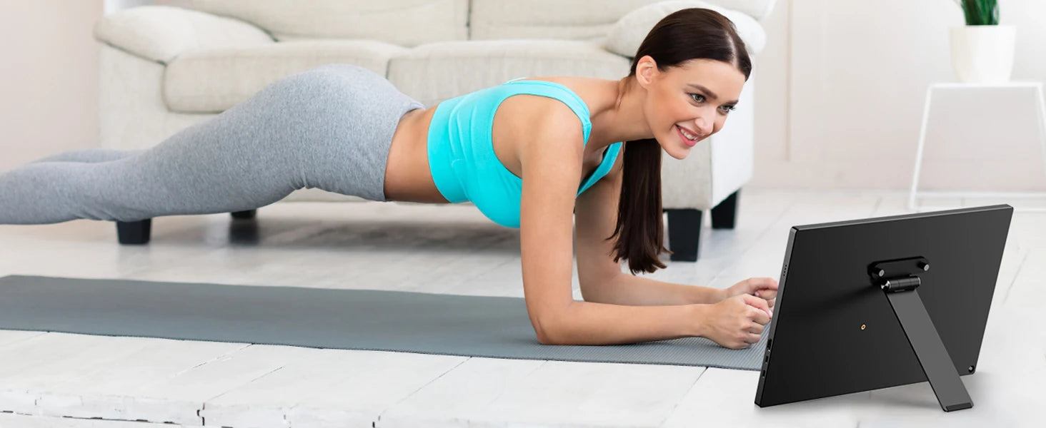 Adjustable Monitor Stand with VESA 75x75mm for 13-24 Inch Monitors