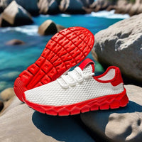 YRZL Men's White Sneakers Breathable Casual Shoes Outdoor Non-Slip Mesh Loafers Walking Lightweight Slip on Male Tennis Shoes - Buy online at  Vibe In Cart.