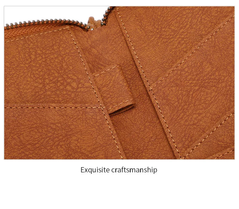 RFID Blocking Polyurethane Passport Holder with Zipper