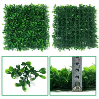 10pcs Artificial Plants Grass Wall Panel Boxwood Hedge Greenery UV Protection Green Decor Privacy Fence Backyard Screen Wedding - Buy online at  Vibe In Cart.
