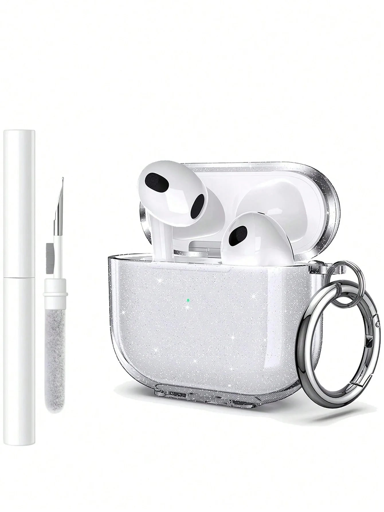 Wireless Earphone Protective Case in Silicone and TPU with Cleaner Kit