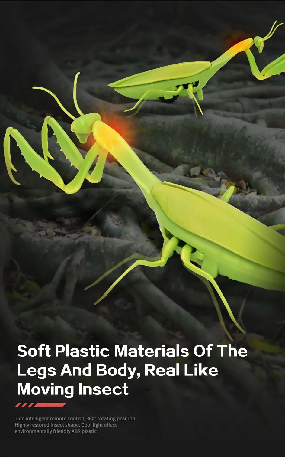 Infrared Remote Control Mini Mantis Insect Simulation Toy