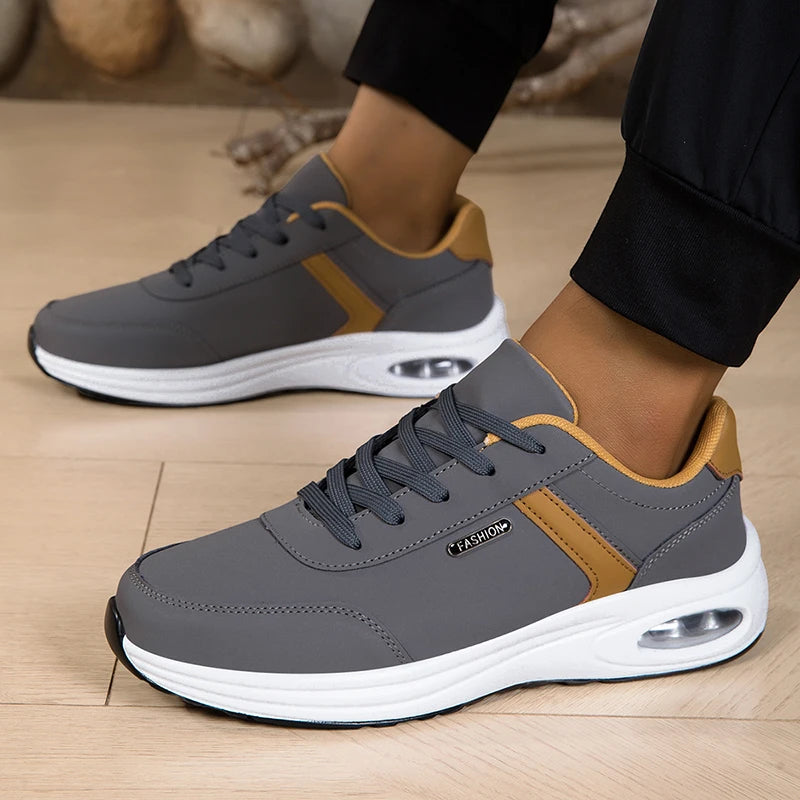 Men's Casual Sports Shoes Waterproof Walking Sports Shoes Casual Men's Leather Sports Shoes Non-slip Shoes Men's Tennis Shoes - Buy online at  Vibe In Cart.