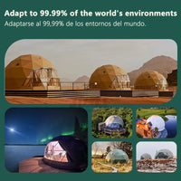 Geodesic Dome Manor greenhouse Tent Leisure Resort Vacation Outdoor Glamping Round Tent Transparent Starry Sky Luxury Hotel Dome - Buy online at  Vibe In Cart.