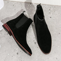 Classic Chelsea Boots Men Trend Ankle Boots Men Fashion Social Party Boots Men High Top Casual Business Shoes For Men - Buy online at  Vibe In Cart.