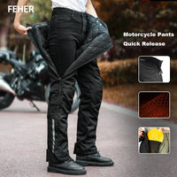 FEHER Winter Motorcycle Pants Quick Release for Men and Women Anti-fall Waterproof Windproof Keep Warm Motorbike Riding Trousers - Buy online at  Vibe In Cart.