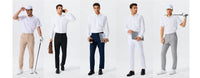 Men's Casual Golf Pants, Stretch Slim Straight Lightweight Quality Business Pants Golf Sports Trousers 30-34 Inseam Length - Buy online at  Vibe In Cart.