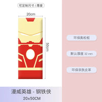 Wooden Children's Bed Headboard with Anti-Collision Panels and 3cm Height