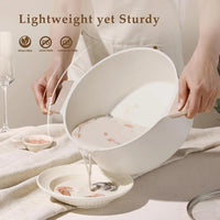 6 Quart Nonstick Stock Pot with Lid, Granite Coating Soup Casserole Cookware, Easy Clean & Quick Heat - Buy online at  Vibe In Cart.