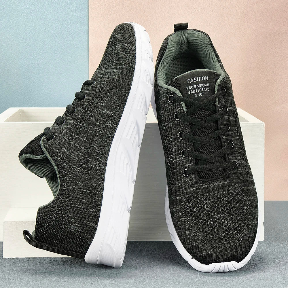 Breathable Mesh Men Sneakers Plus Size 39-46 Sport Casual Shoes For Men Lightweight Cushioning Walking Shoes - Buy online at  Vibe In Cart.