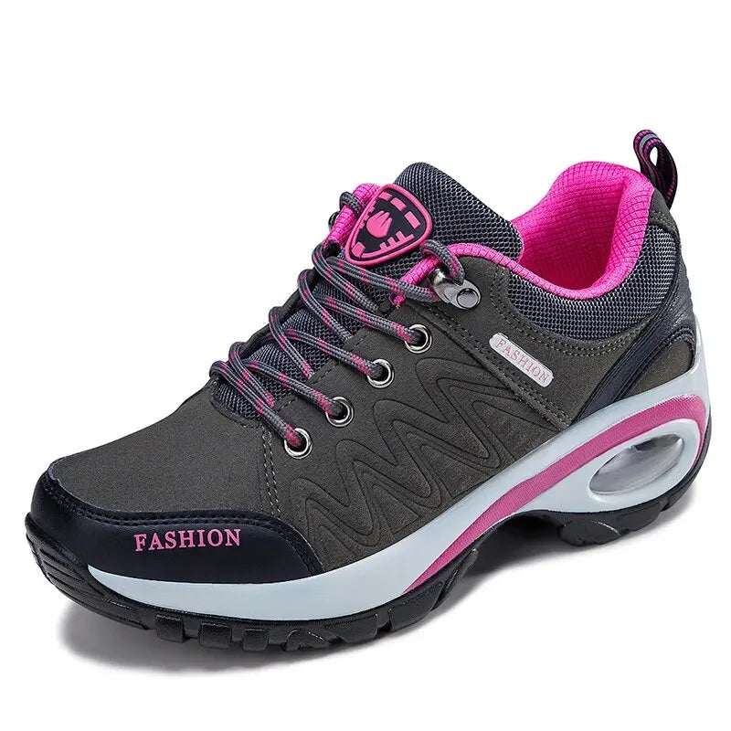 Ladies Sneakers Comfortable Breathable Platform Shoes Fashion Lace Up Female Casual Shoes for Women Outdoor Short Boots - Buy online at  Vibe In Cart.