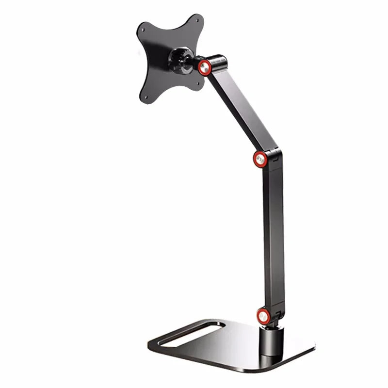 Folding Monitor Desk Stand With Vesa Mount For 12-17.3 Inch Screens