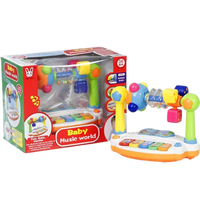 Baby Piano Toys Kids Rotating Music Keyboard Light Sound, Musical Toy for Toddlers,Early Educational Music Toy Gift For Birthday