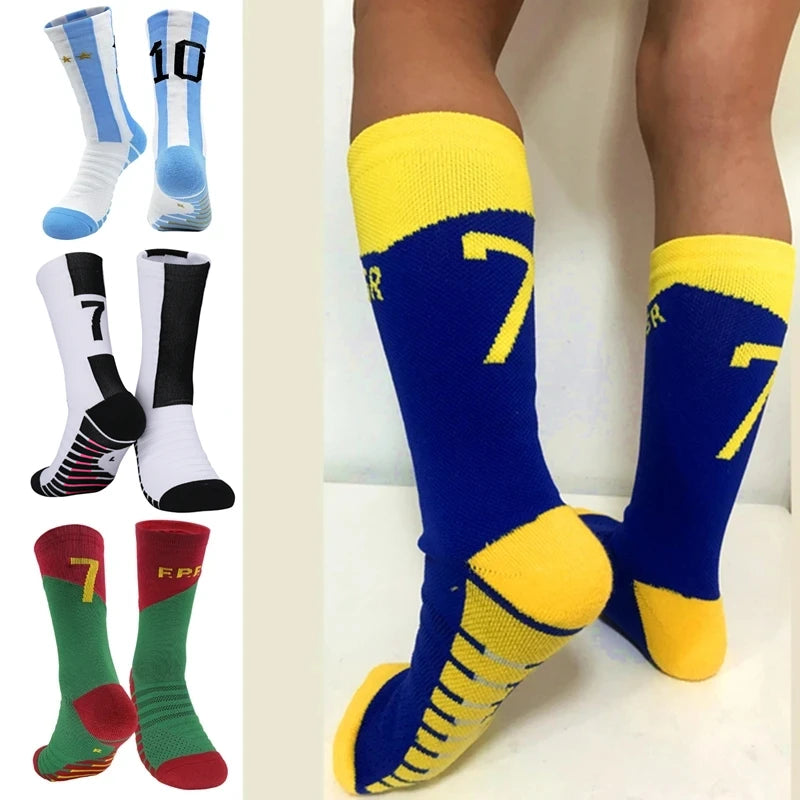 Number Kids Soccer Socks 10# Star 7# Mid-tube Boys Cycling Socks Outdoor Towel Bottom Fashion Men's Sport Football Short Socks - Buy online at  Vibe In Cart.