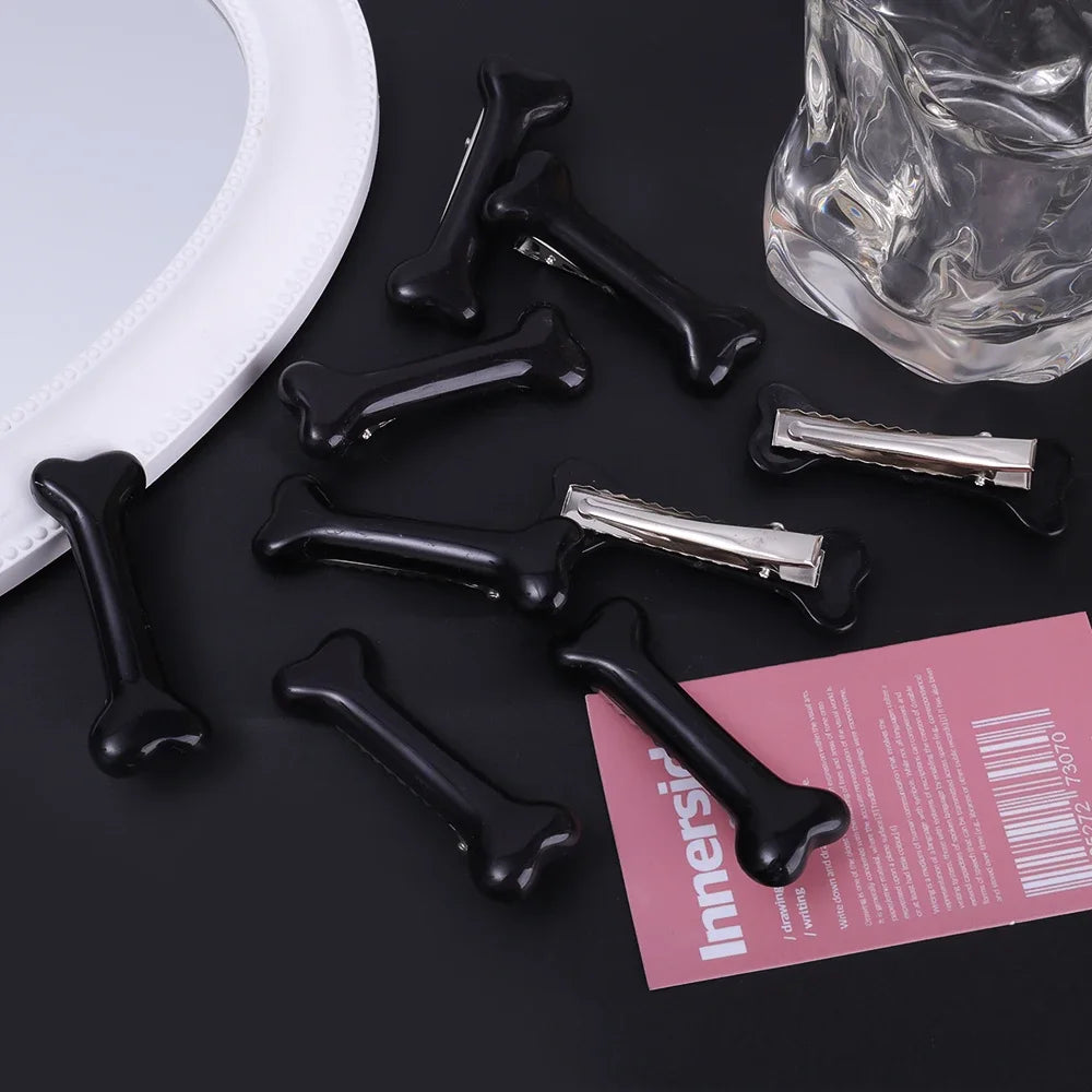 White Bone Hair Clip Cute Cartoon Bobby Pin Girl Fashion Dog Bones Decoration Small Hairpins Barrettes Y2K Accessories Wholesale - Buy online at  Vibe In Cart.