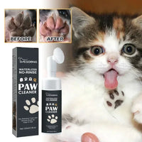 Dog Paw Washing Foam Pet Foot Cleaning Foam Rinse-free Paw Cleaner No Washing Claw Care Supplies For Cat With Silicone Brush - Buy online at  Vibe In Cart.