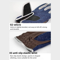 1 Pair Men Winter Warm Fleece Golf Gloves Outdoor Sports Touch Screen Gloves Non-slip Full Fingers Mittens Palm Protection - Buy online at  Vibe In Cart.