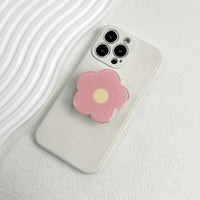 Folding Expandable Clear Flower Mobile Phone Finger Ring Grip Holder