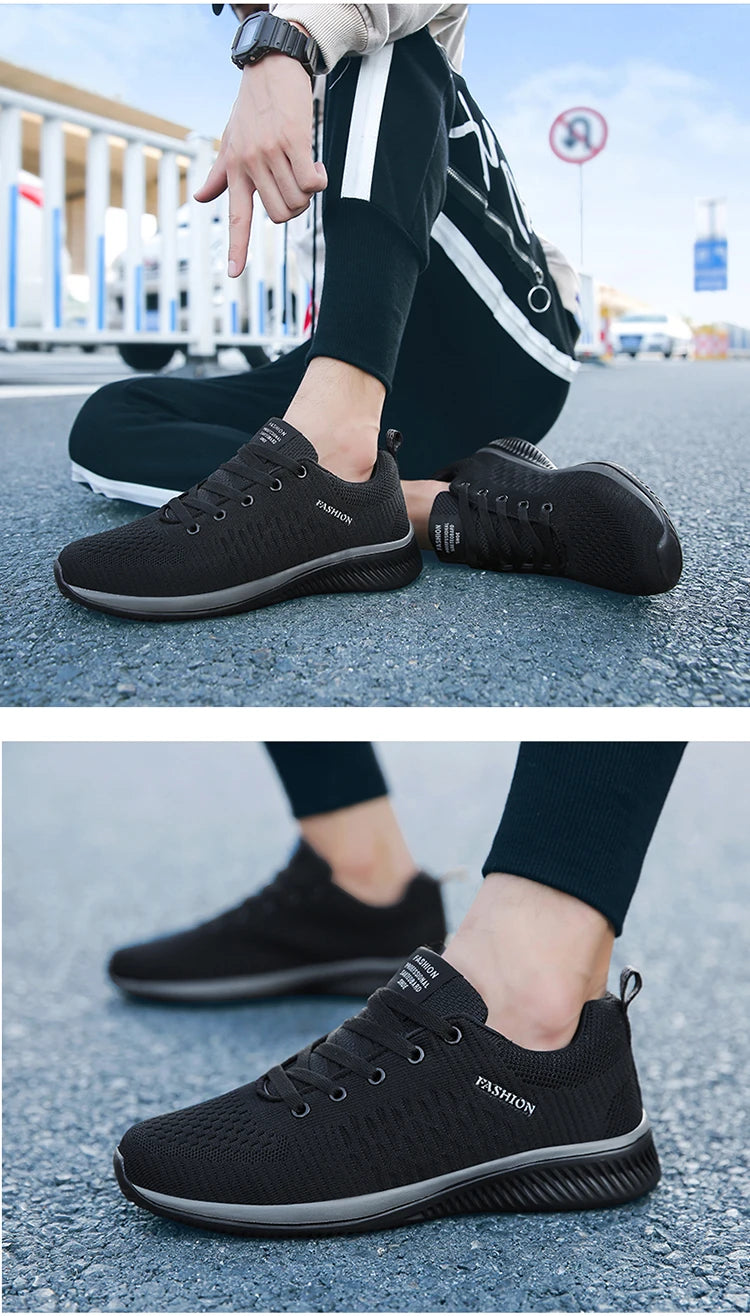Men Running Shoes Breathable Light Comfortable Men's Casual Shoes Tenis Outdoor Slip On Walking Sneakers - Buy online at  Vibe In Cart.