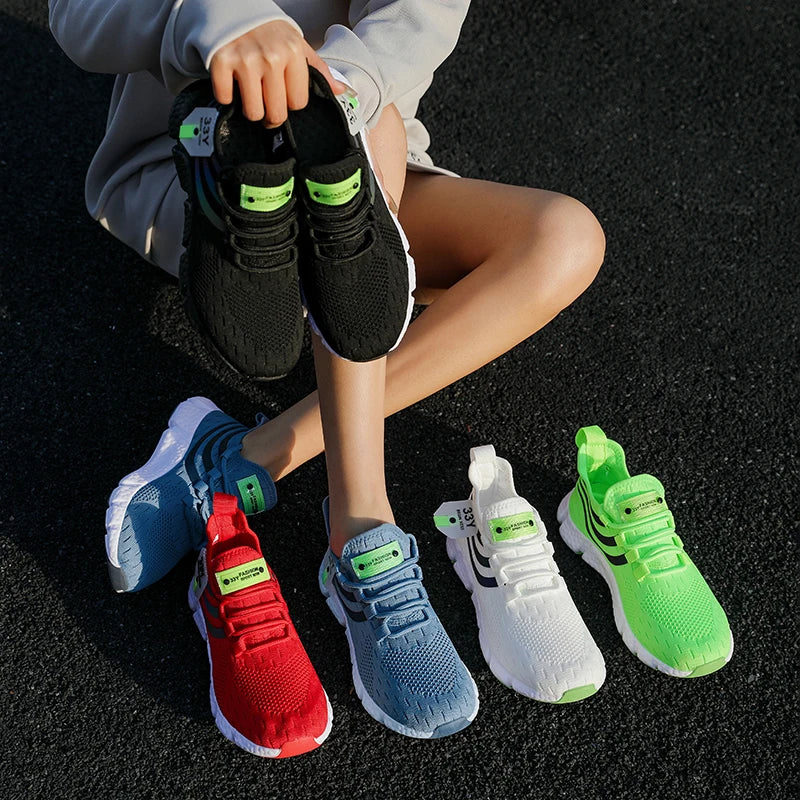 Men Casual Sneakers Summer Breathable Sport Shoes Lightweight Outdoor Mesh Running Shoes Athletic Jogging Tenis Walking Shoes - Buy online at  Vibe In Cart.