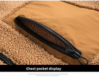 Men's European Size Sherpa Lined Stand Collar Winter Jacket with Thickened Fleece for Outdoor Casual Wear  Street Style Fashion - Buy online at  Vibe In Cart.