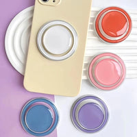 Magnetic Folding Universal Plastic Mobile Phone Grip Holder and Stand