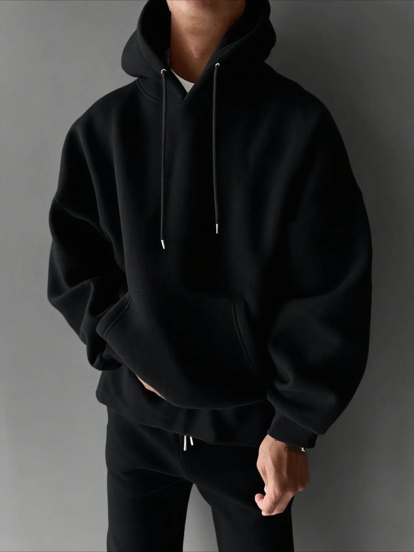 Simple autumn and winter solid color hooded sweatshirt, outdoor pullover, fashionable and suitable for both men and women - Buy online at  Vibe In Cart.