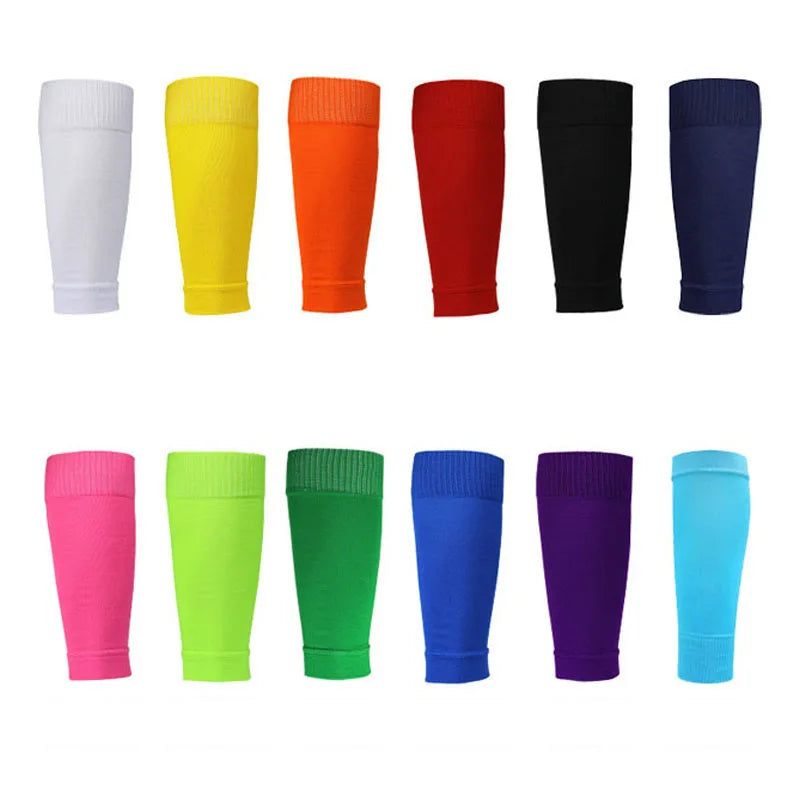 1 Pair Hight Elasticity Soccer Protective Socks Without Feet Kids Adults Shin Pads Guard For Football Sport Leg Support Sleeves - Buy online at  Vibe In Cart.