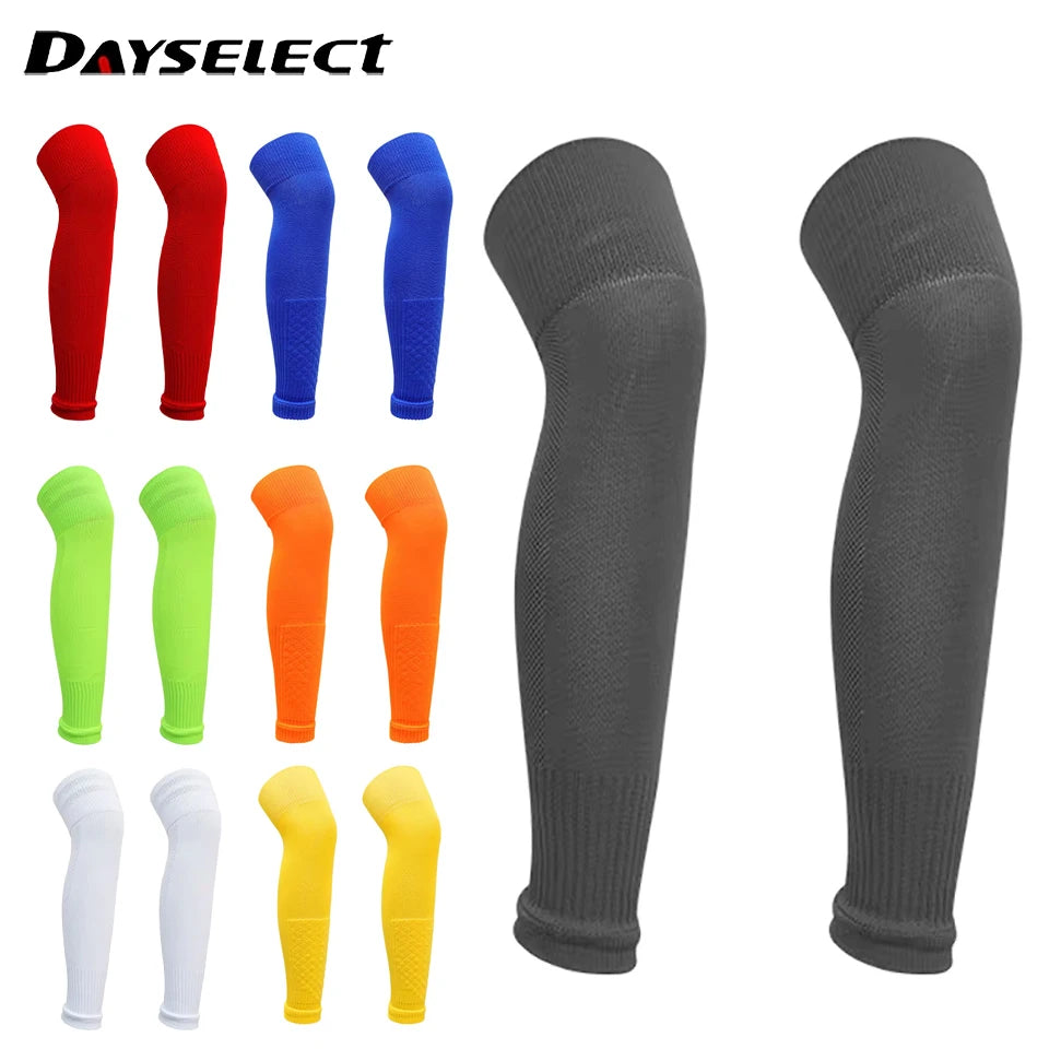 1Pair Knee Over Football Leg Guards Socks Breathable Comfort Calf Long Sock Adult Children Soccer Sports Shin Guards Leg Covers - Buy online at  Vibe In Cart.