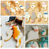 5Pcs/Set Animal Cat Cookie Cutter Mold Diy Biscuit Mold Cookie Stamp Cutters Bakeware Baking Tools Cutters for Sugar Mass - Buy online at  Vibe In Cart.