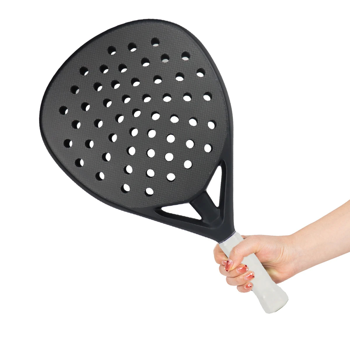 3K/12K Carbon Fiber Professional Tennis Padel Racket for Men Rough Surface with Eva Soft Memory Foam Core for Training - Buy online at  Vibe In Cart.