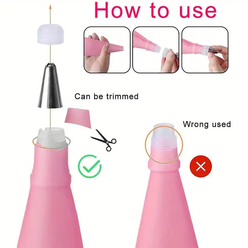 80PCS Cake Decorating Set-Non-Slip Turntable with 14 Piping Tips, Scrapers & Tools for Professional DIY Baking Tools Accessories - Buy online at  Vibe In Cart.