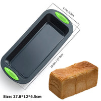 Food Grade Silicone Cake Molds Toast Tray Bread Pan Brownie Dessert Madeleine Cake Moulds Baguette Baking Tools Bakeware - Buy online at  Vibe In Cart.