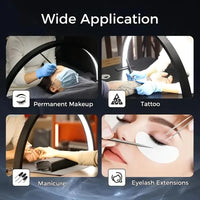 New Moon Nail Work Lamp - Beauty Work Desk Lamp, Three-color USB Power Supply - Black/White/Pink, Suitable for Nail Art, Eyelash - Buy online at  Vibe In Cart.