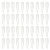 40pcs Solid Color Multicolored Metal Snap Hair Clips 2 Inch Barrettes for Women Accessories - Buy online at  Vibe In Cart.