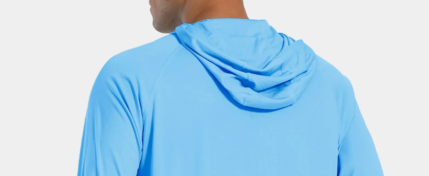TACVASEN Sun Protection T-Shirts Mens Long Sleeve Hoodie Casual UV-Proof T-Shirts Breathable Lightweight Quick Dry T shirts Male - Buy online at  Vibe In Cart.